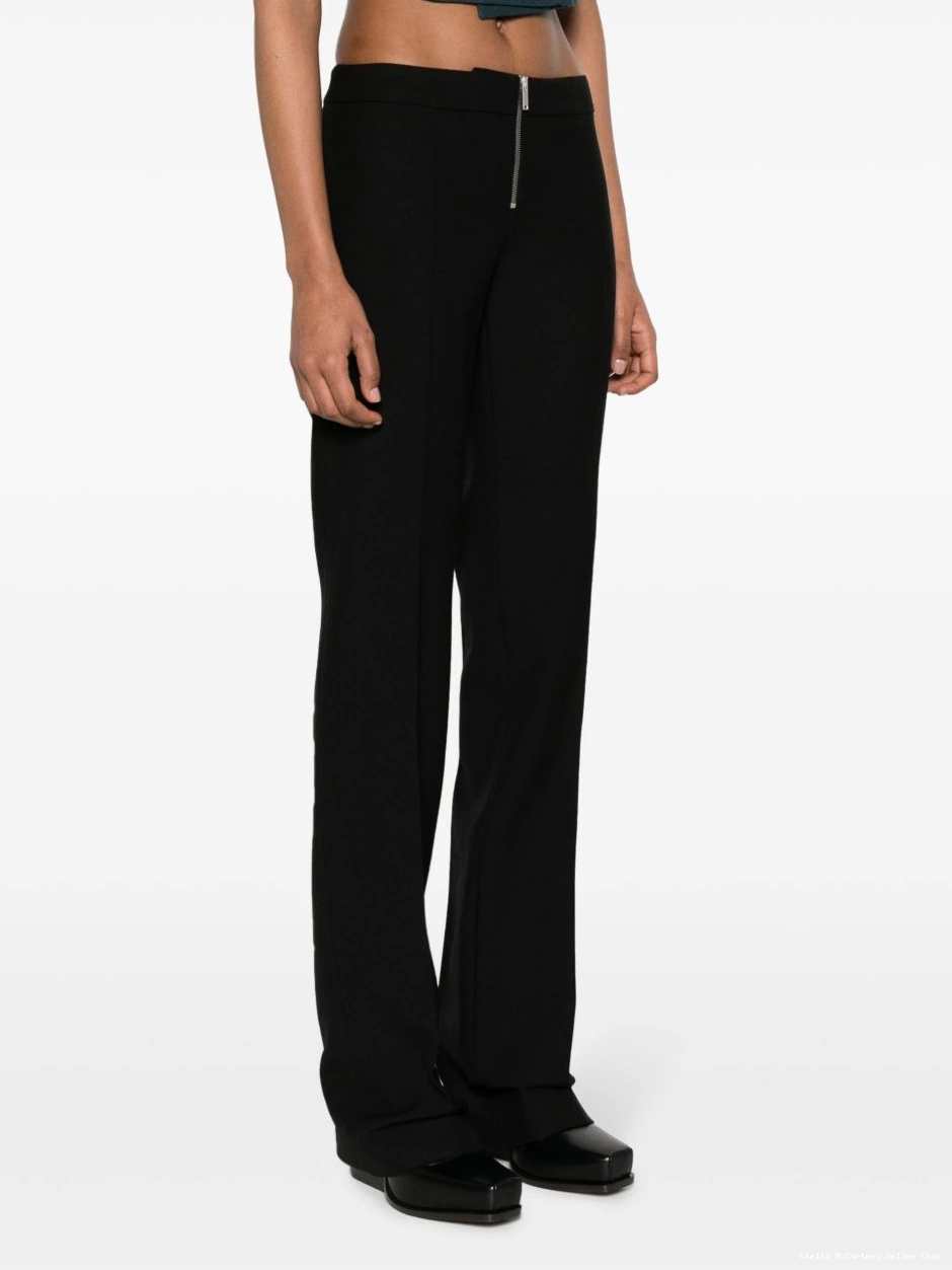 Cheap trousers McCartney wool slim low-rise Women Stella 0718